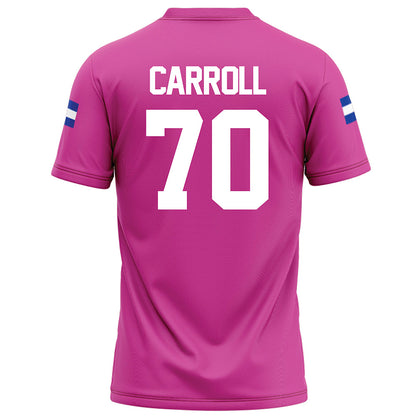 Grand Valley - NCAA Football : Garrett Carroll - Pink Football Jersey-1