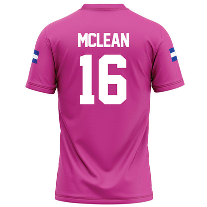Grand Valley - NCAA Football : Luke McLean - Pink Football Jersey-1