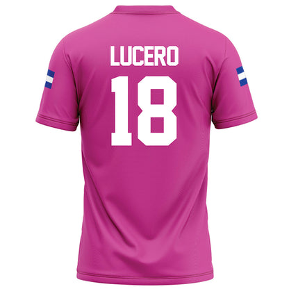 Grand Valley - NCAA Football : Aidan Lucero - Pink Football Jersey-1