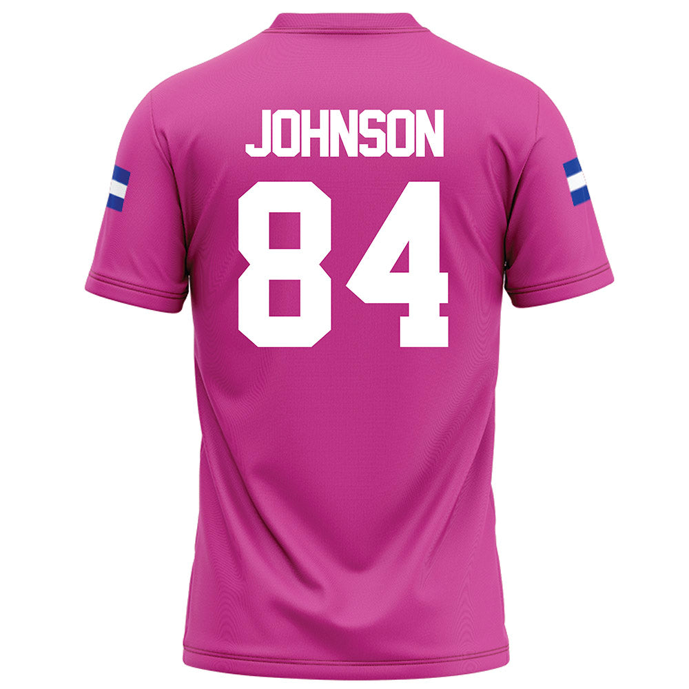 Grand Valley - NCAA Football : Jaylen Johnson - Pink Football Jersey