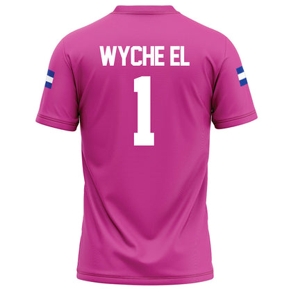 Grand Valley - NCAA Football : Lynn Wyche El - Pink Football Jersey-1