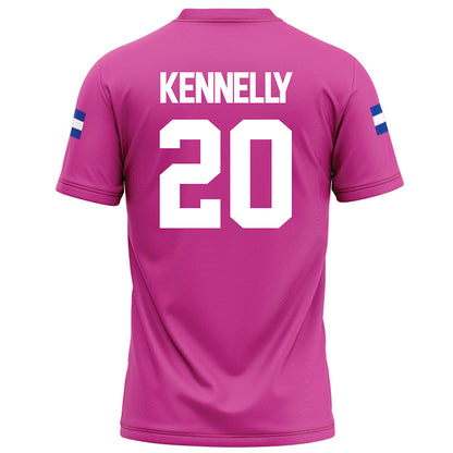 Grand Valley - NCAA Football : Ian Kennelly - Pink Football Jersey-1