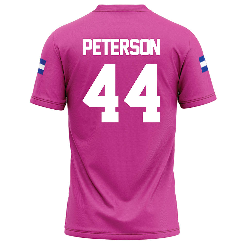 Grand Valley - NCAA Football : Drew Peterson - Pink Football Jersey-1