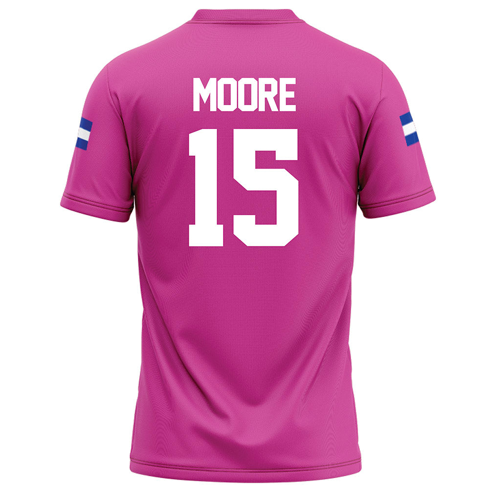Grand Valley - NCAA Football : Avery Moore - Pink Football Jersey-1