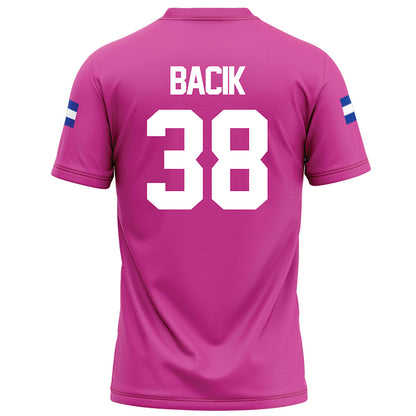 Grand Valley - NCAA Football : Mathew Bacik - Pink Football Jersey-1