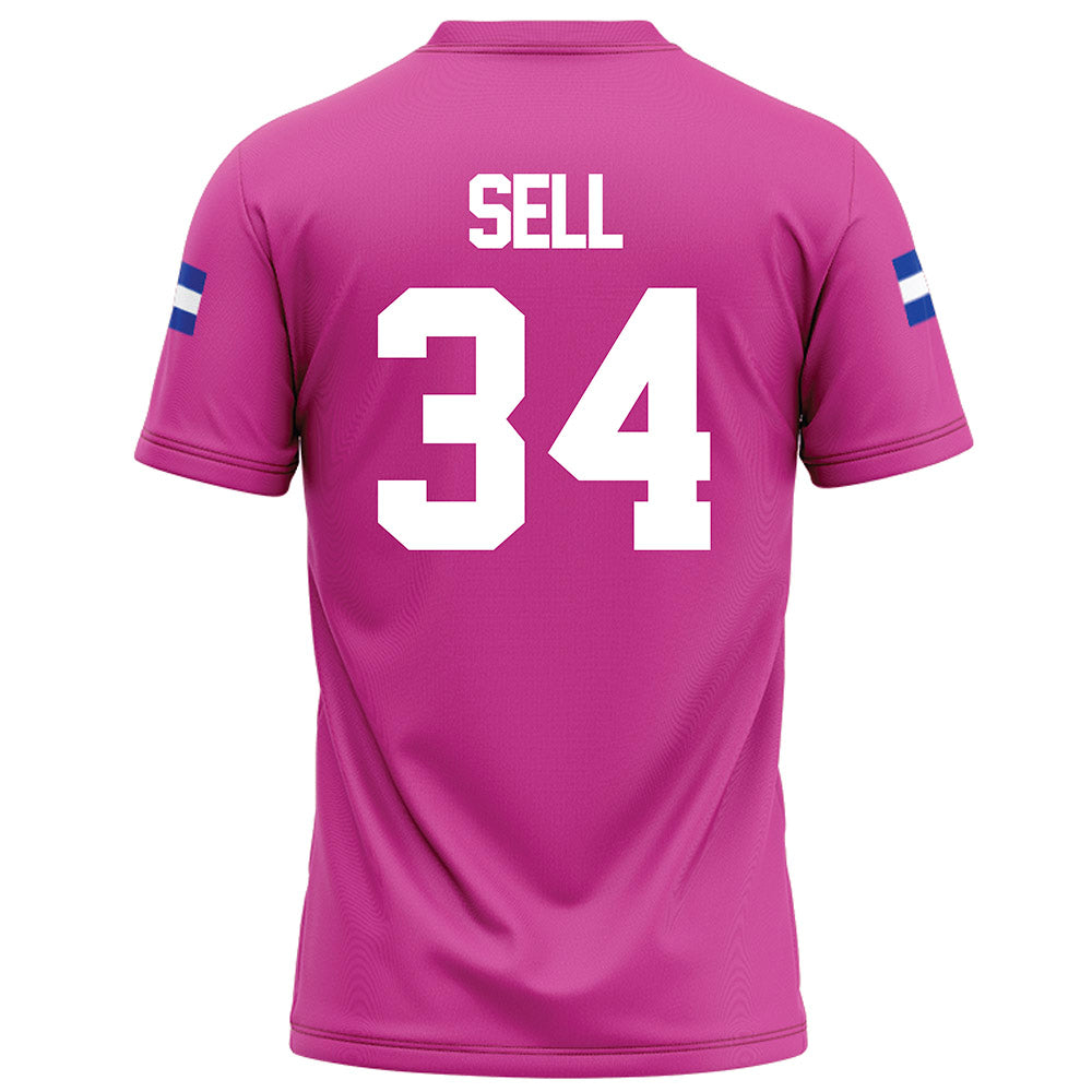Grand Valley - NCAA Football : Keegan Sell - Pink Football Jersey-1