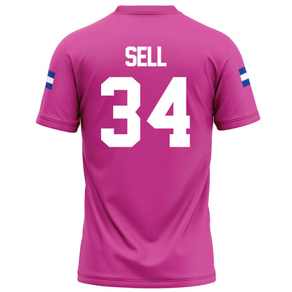 Grand Valley - NCAA Football : Keegan Sell - Pink Football Jersey-1