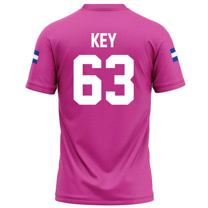 Grand Valley - NCAA Football : Breon Key - Pink Football Jersey-1