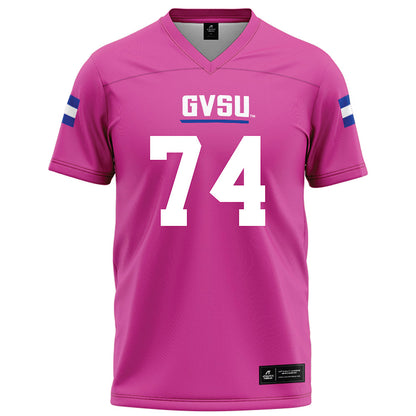 Grand Valley - NCAA Football : Jordan Davis - Pink Football Jersey-0