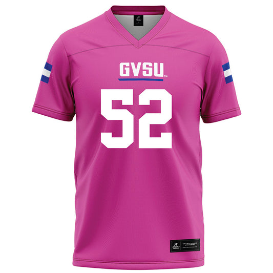 Grand Valley - NCAA Football : James Kent Jr. - Pink Football Jersey-0