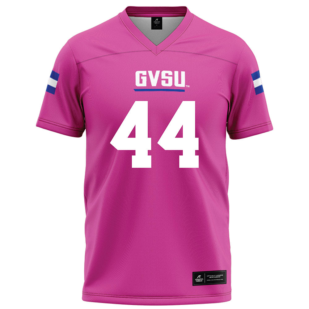 Grand Valley - NCAA Football : Drew Peterson - Pink Football Jersey-0