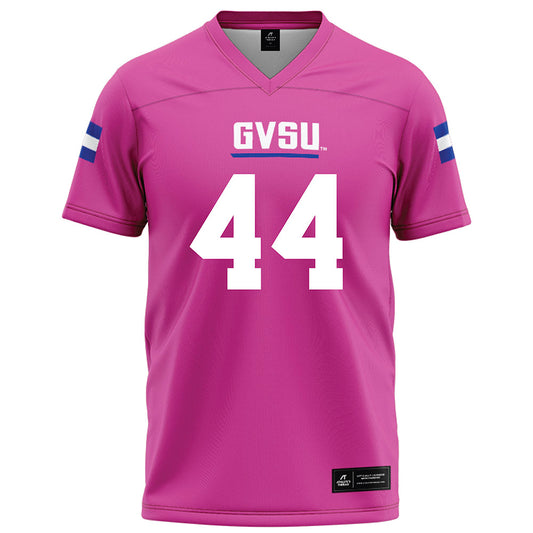 Grand Valley - NCAA Football : Drew Peterson - Pink Football Jersey-0
