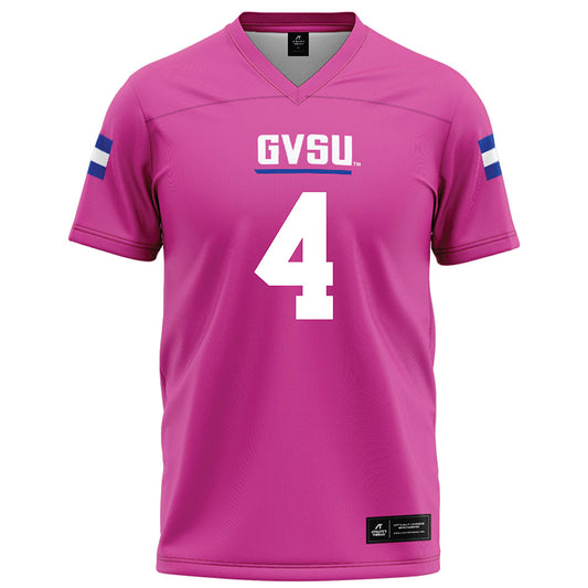 Grand Valley - NCAA Football : Kellen Russell-Dixon - Pink Football Jersey-0