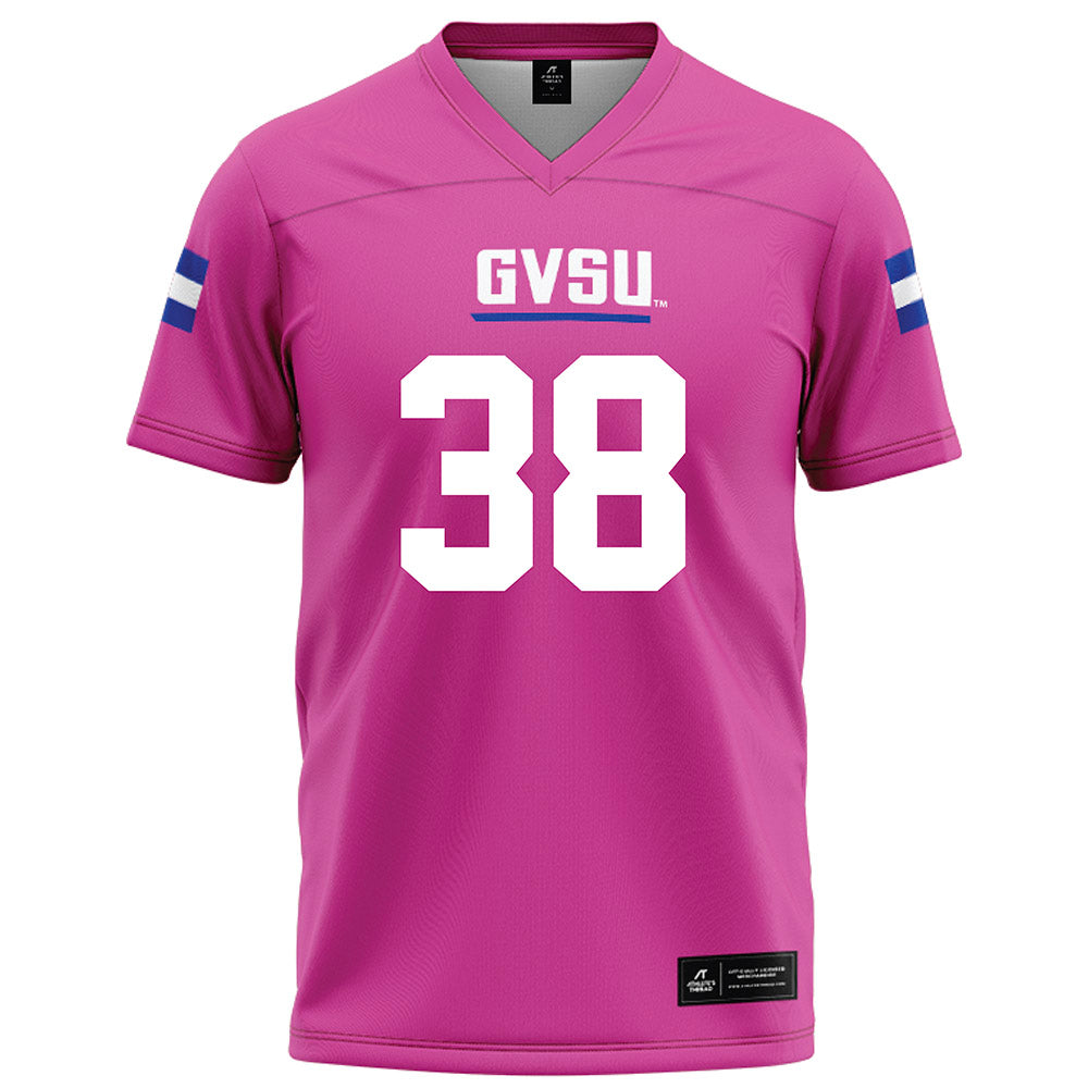 Grand Valley - NCAA Football : Mathew Bacik - Pink Football Jersey-0