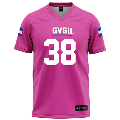 Grand Valley - NCAA Football : Mathew Bacik - Pink Football Jersey-0
