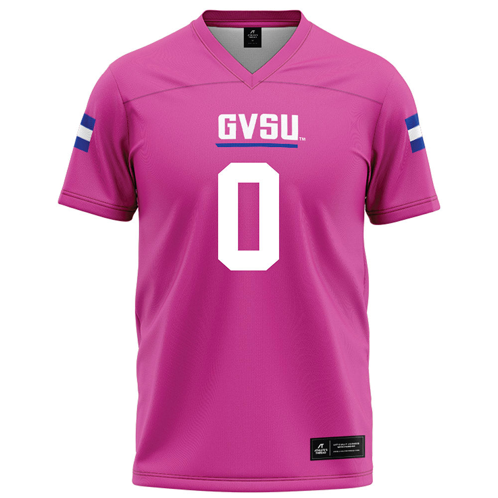 Grand Valley - NCAA Football : Grant Hart - Pink Football Jersey-0