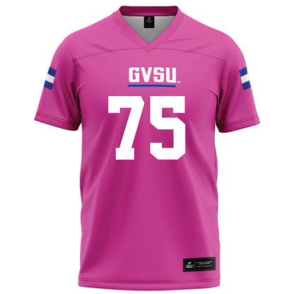 Grand Valley - NCAA Football : Joshua Martin - Pink Football Jersey-0