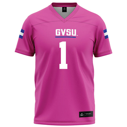 Grand Valley - NCAA Football : Lynn Wyche El - Pink Football Jersey-0