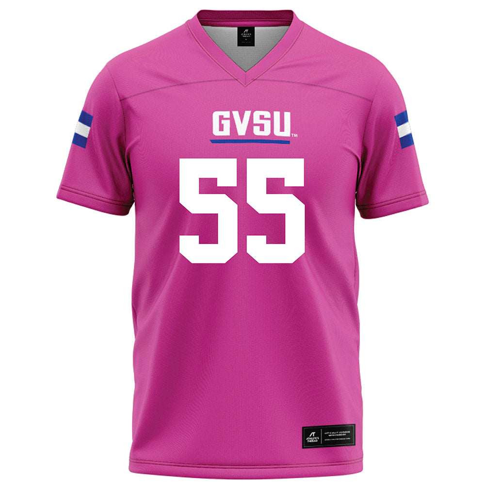 Grand Valley - NCAA Football : Jonnell George - Pink Football Jersey-0