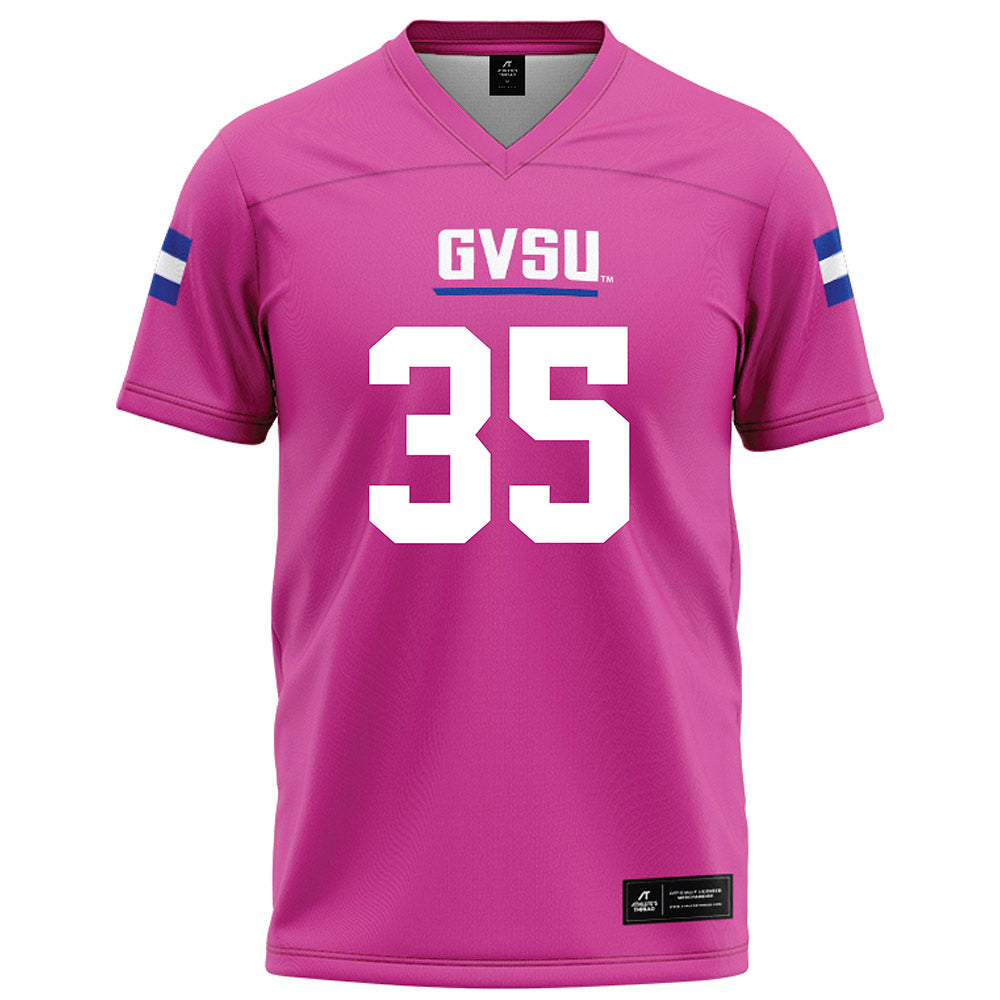 Grand Valley - NCAA Football : Trace Hrgich - Pink Football Jersey-0