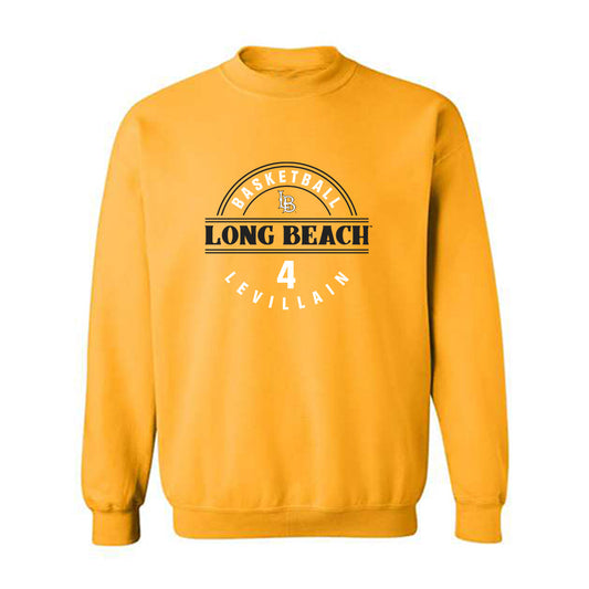 LBSU - NCAA Men's Basketball : Leopold Levillain - Classic Fashion Shersey Crewneck Sweatshirt-0