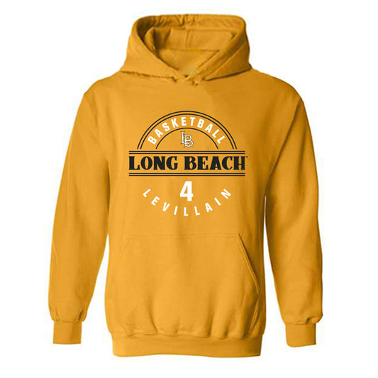 LBSU - NCAA Men's Basketball : Leopold Levillain - Classic Fashion Shersey Hooded Sweatshirt-0