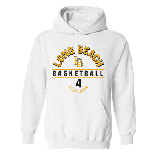 LBSU - NCAA Men's Basketball : Leopold Levillain - Classic Fashion Shersey Hooded Sweatshirt-0