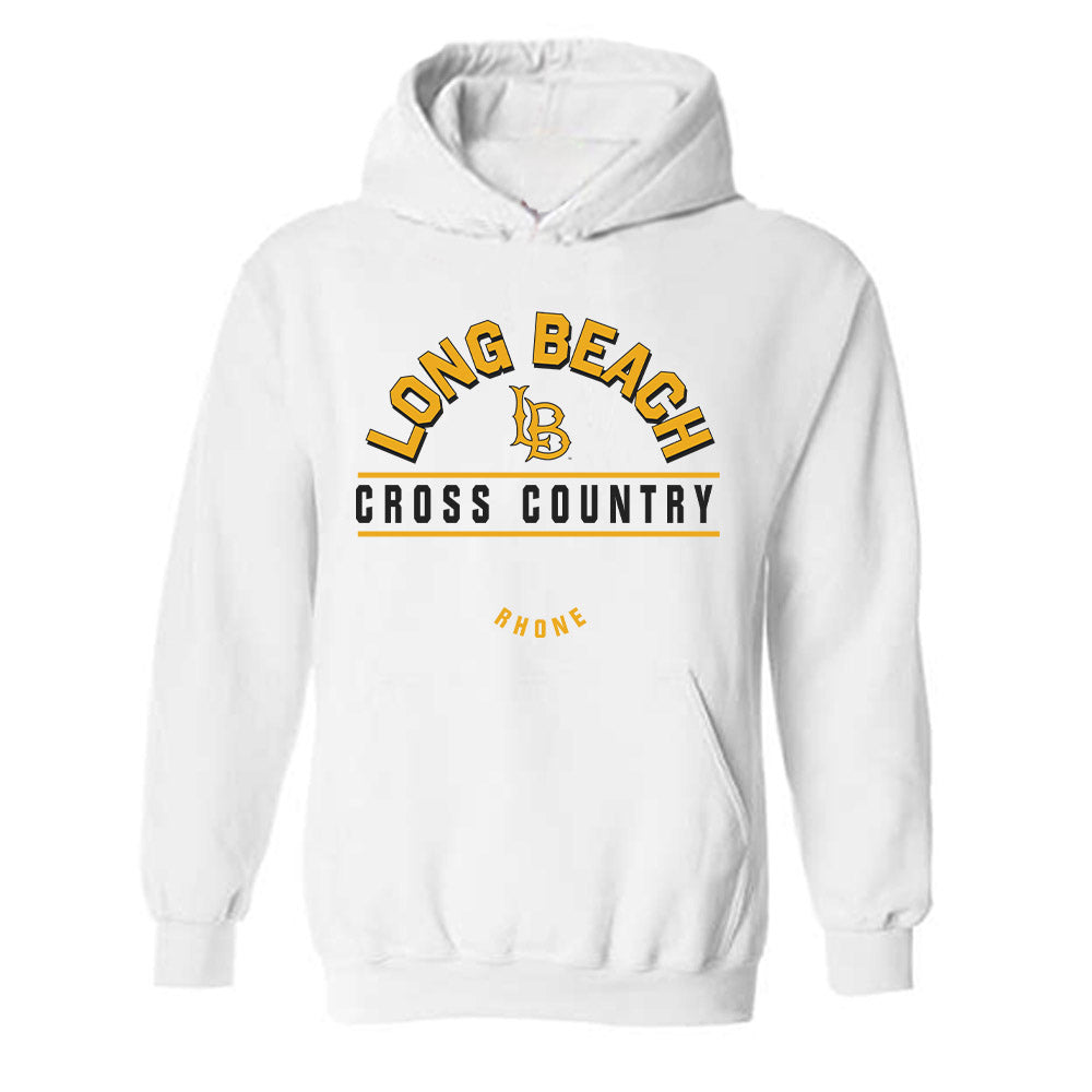 LBSU - NCAA Men's Cross Country : Cameron Rhone - Classic Fashion Shersey Hooded Sweatshirt-0