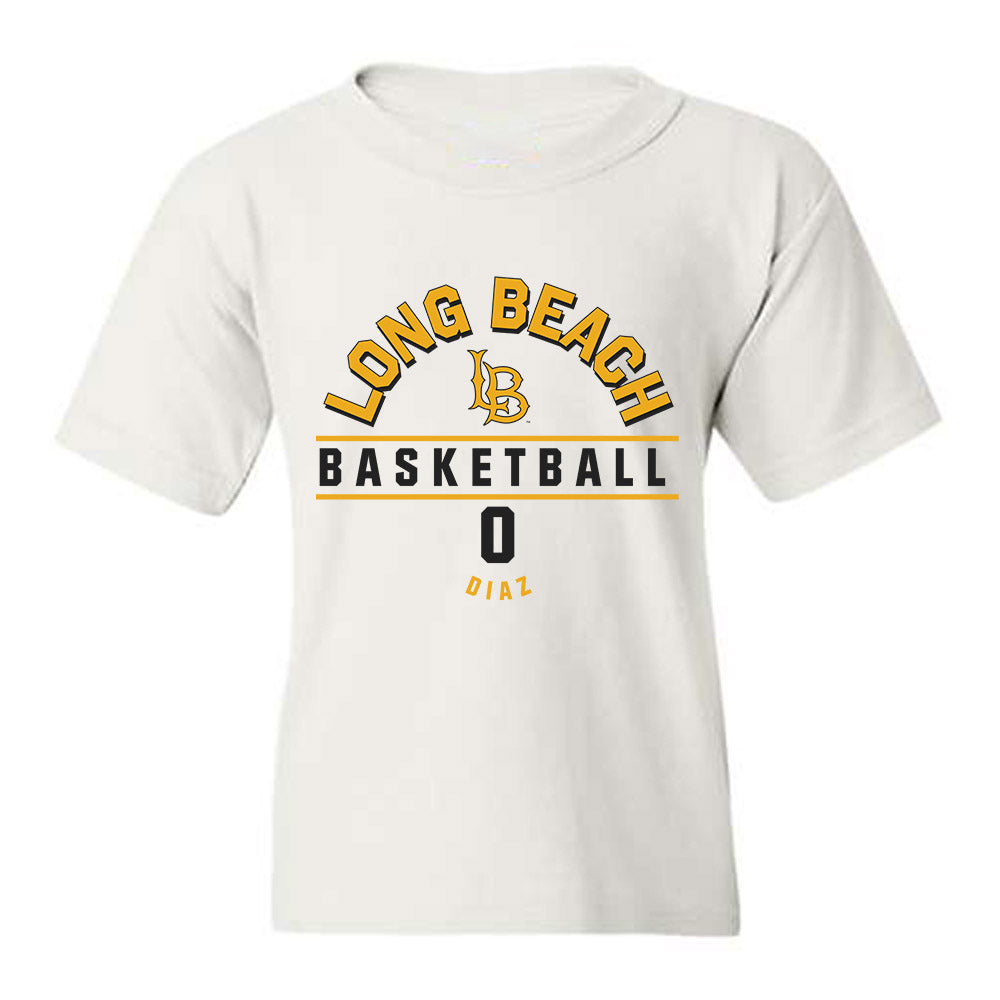 LBSU - NCAA Men's Basketball : Rob Diaz - Classic Fashion Shersey Youth T-Shirt-0