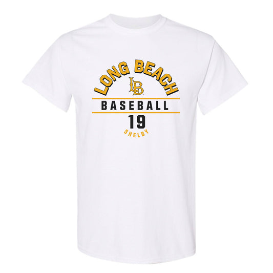 LBSU - NCAA Baseball : Hogan Shelby - Classic Fashion Shersey T-Shirt-0