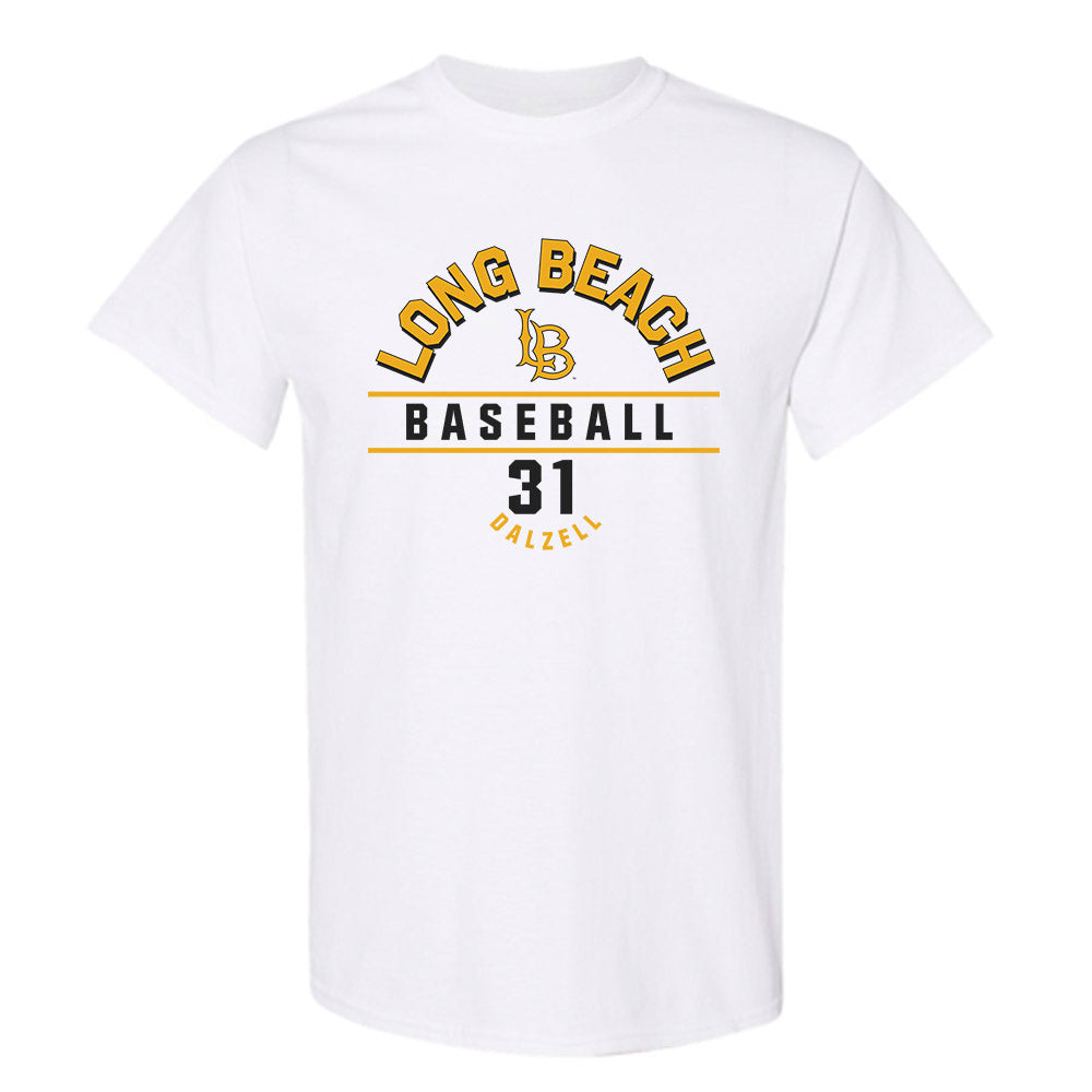 LBSU - NCAA Baseball : Tristan Dalzell - Classic Fashion Shersey T-Shirt-0
