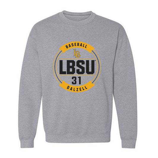 LBSU - NCAA Baseball : Tristan Dalzell - Classic Fashion Shersey Crewneck Sweatshirt-0