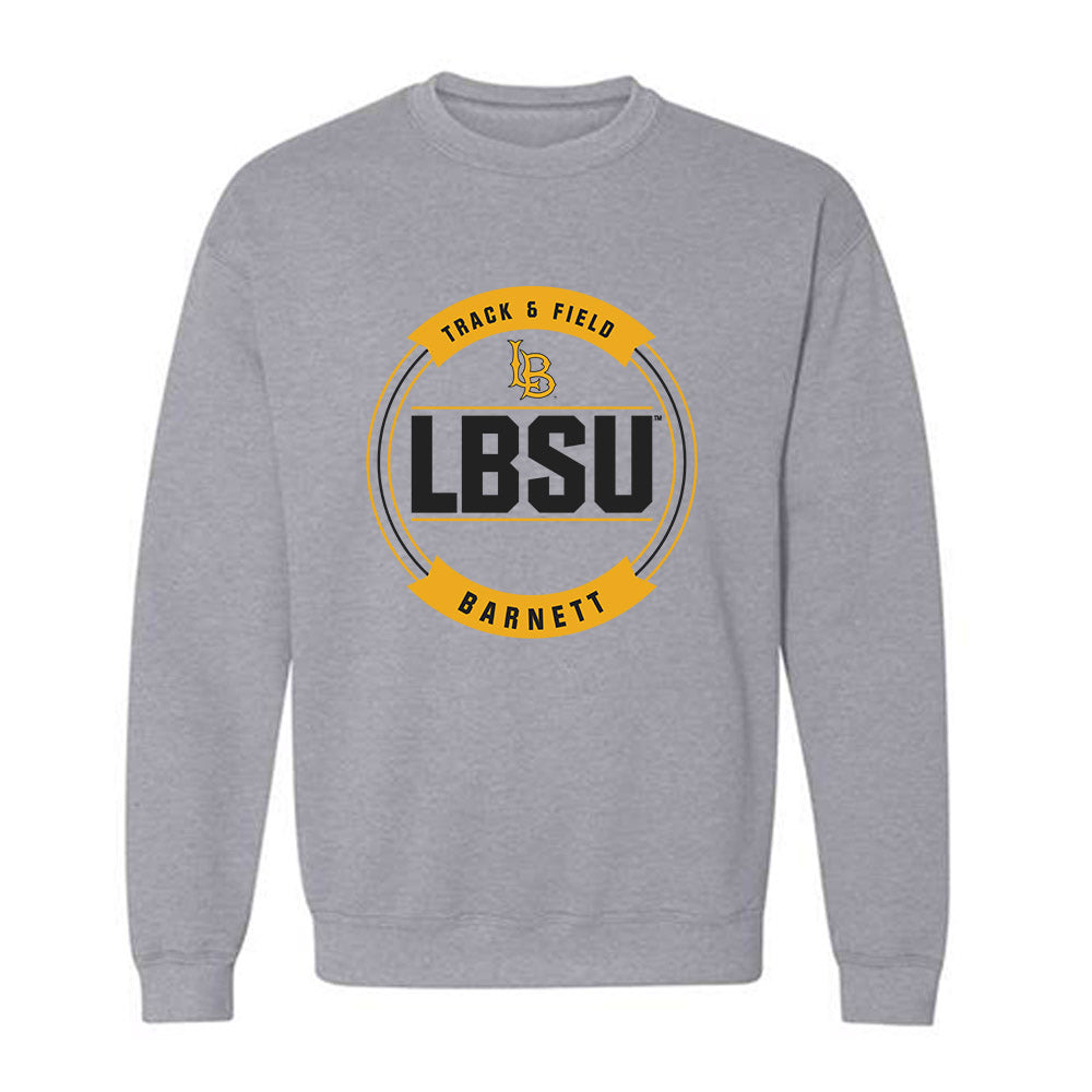 LBSU - NCAA Women's Track & Field : Trinity Barnett - Classic Fashion Shersey Crewneck Sweatshirt-0
