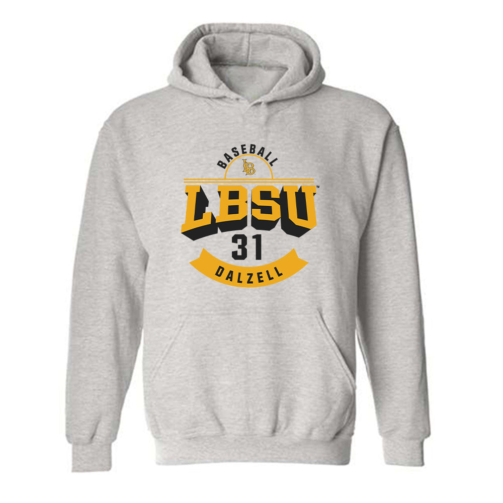 LBSU - NCAA Baseball : Tristan Dalzell - Classic Fashion Shersey Hooded Sweatshirt-0