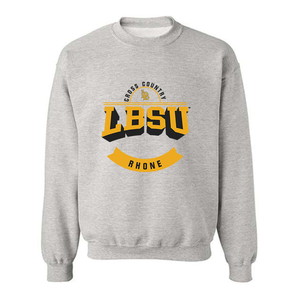 LBSU - NCAA Men's Cross Country : Cameron Rhone - Classic Fashion Shersey Crewneck Sweatshirt-0