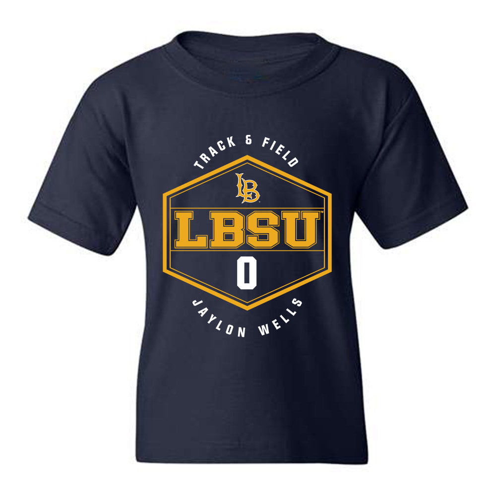 LBSU - NCAA Men's Track & Field : Jaylon Wells - Classic Fashion Shersey Youth T-Shirt