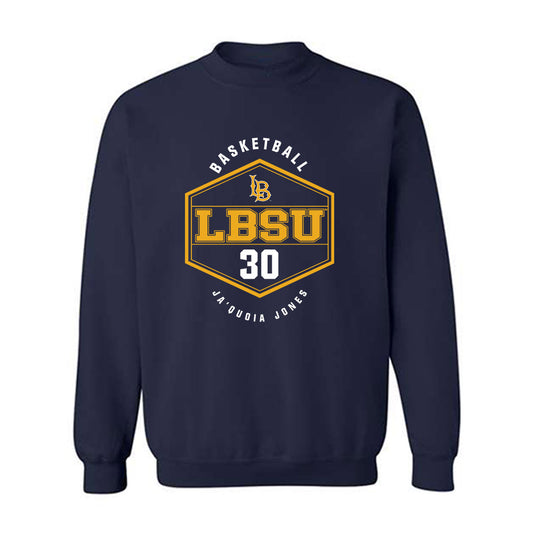 LBSU - NCAA Men's Basketball : Ja'Quoia Jones - Classic Fashion Shersey Crewneck Sweatshirt