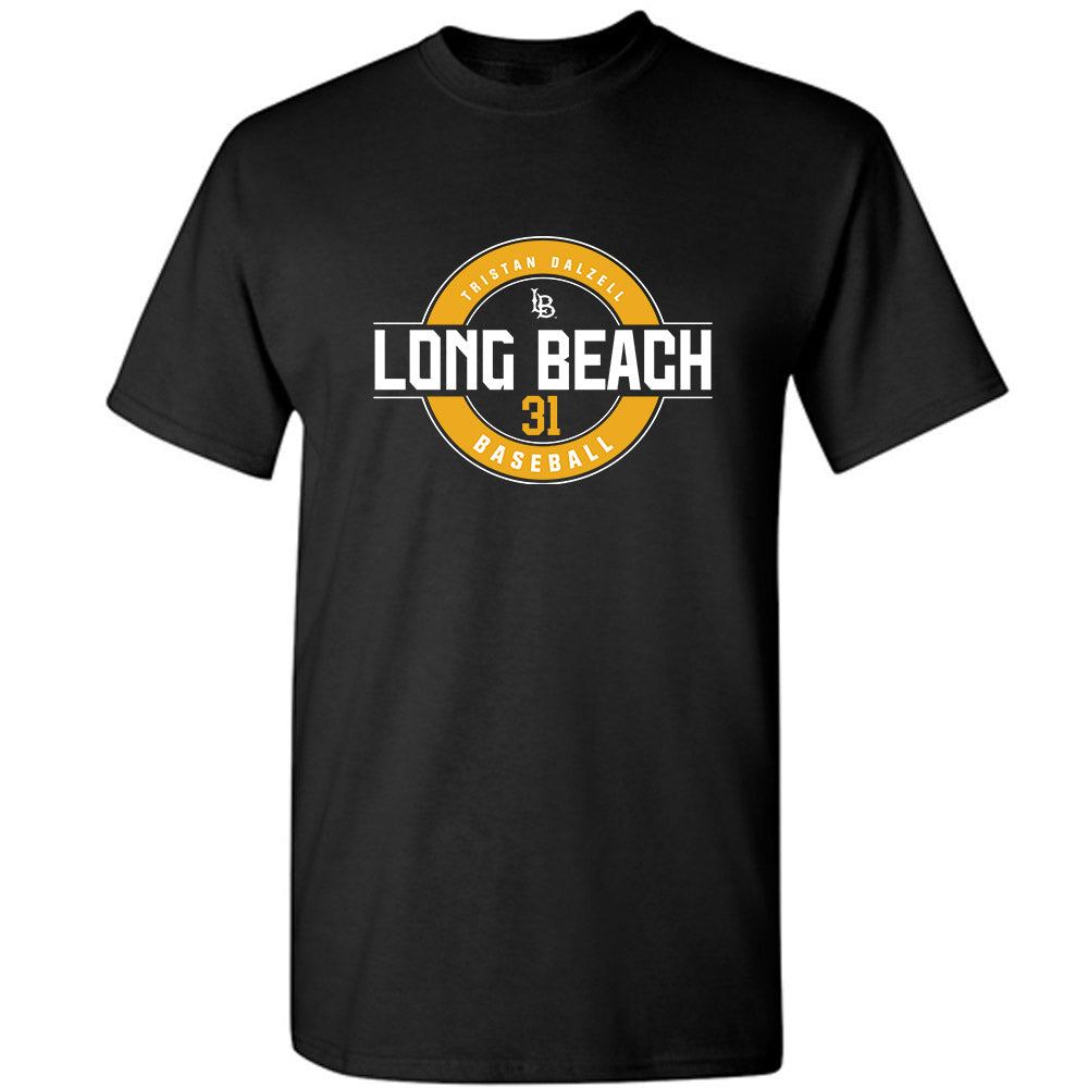 LBSU - NCAA Baseball : Tristan Dalzell - Classic Fashion Shersey T-Shirt-0