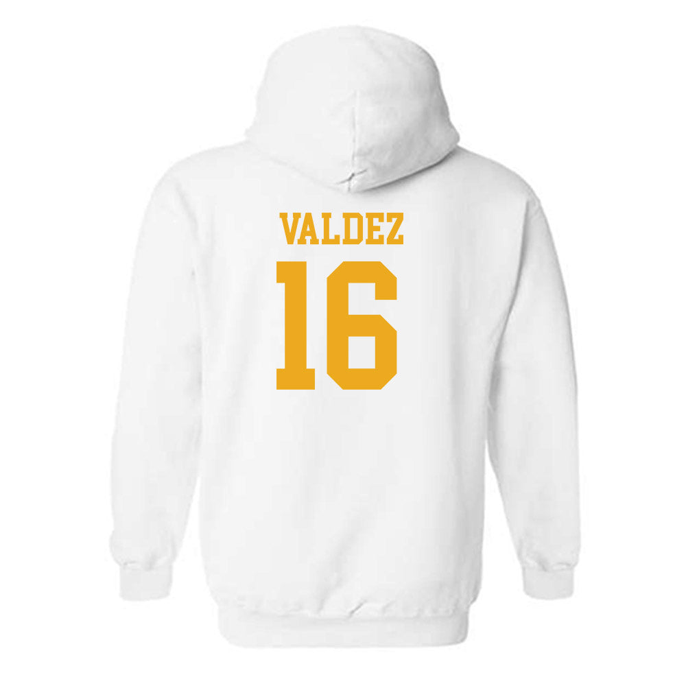 LBSU - NCAA Baseball : Damon Valdez - Classic Shersey Hooded Sweatshirt-1