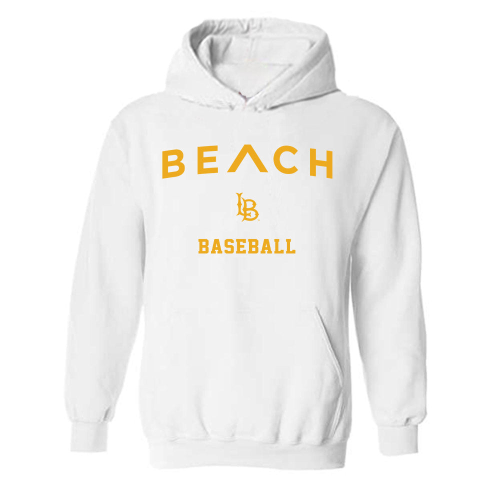 LBSU - NCAA Baseball : Damon Valdez - Classic Shersey Hooded Sweatshirt-0