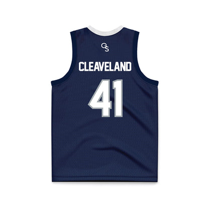 Georgia Southern - NCAA Women's Basketball : Kayla Cleaveland - Blue Basketball Jersey-1