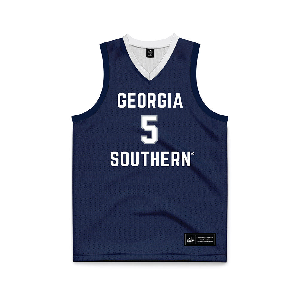 Georgia Southern - NCAA Women's Basketball : Kyla Bryant - Blue Basketball Jersey-0