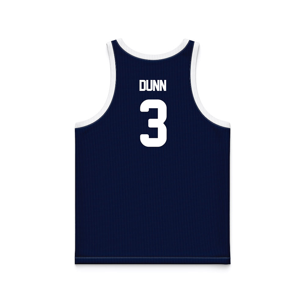 Georgia Southern - NCAA Men's Basketball : Khayri Dunn - Blue Basketball Jersey-1