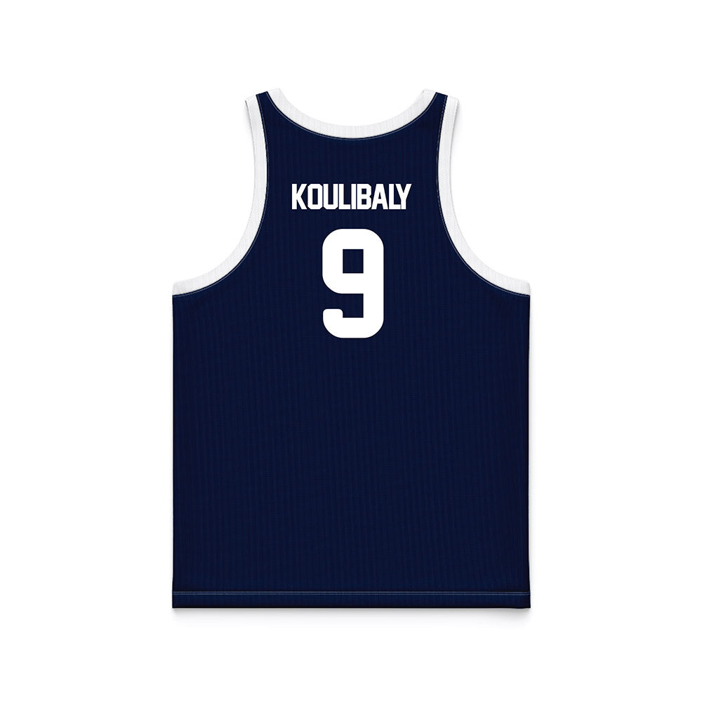 Georgia Southern - NCAA Men's Basketball : Jefferson Koulibaly - Blue Basketball Jersey-1