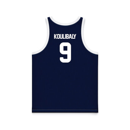 Georgia Southern - NCAA Men's Basketball : Jefferson Koulibaly - Blue Basketball Jersey-1