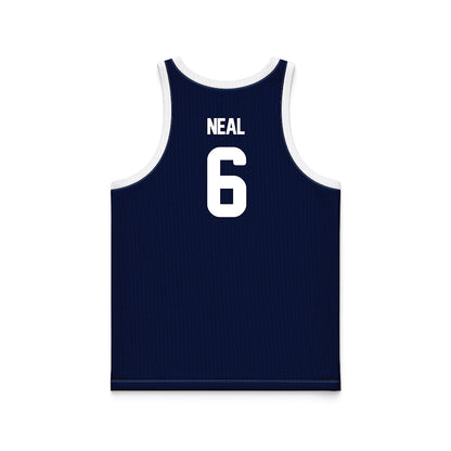 Georgia Southern - NCAA Men's Basketball : Amare Neal - Blue Basketball Jersey-1