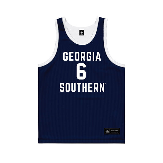 Georgia Southern - NCAA Men's Basketball : Amare Neal - Blue Basketball Jersey-0