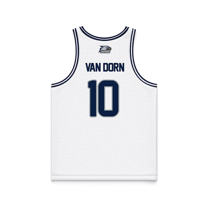 Georgia Southern - NCAA Men's Basketball : Sean Van Dorn - White Basketball Jersey-1