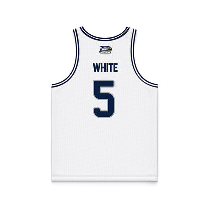 Georgia Southern - NCAA Men's Basketball : Nakavieon White - White Basketball Jersey-1
