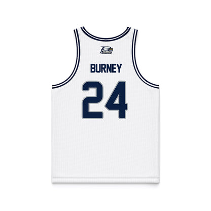 Georgia Southern - NCAA Men's Basketball : Andres Burney - White Basketball Jersey-1